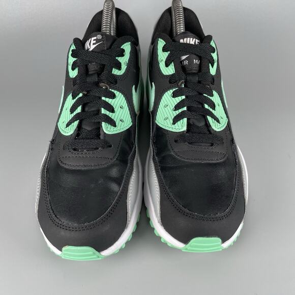 Size 6y Women’s 7.5 Nike Air Max 90 LTR Shoes Green Glow Running Sneakers Casual - Picture 2 of 9